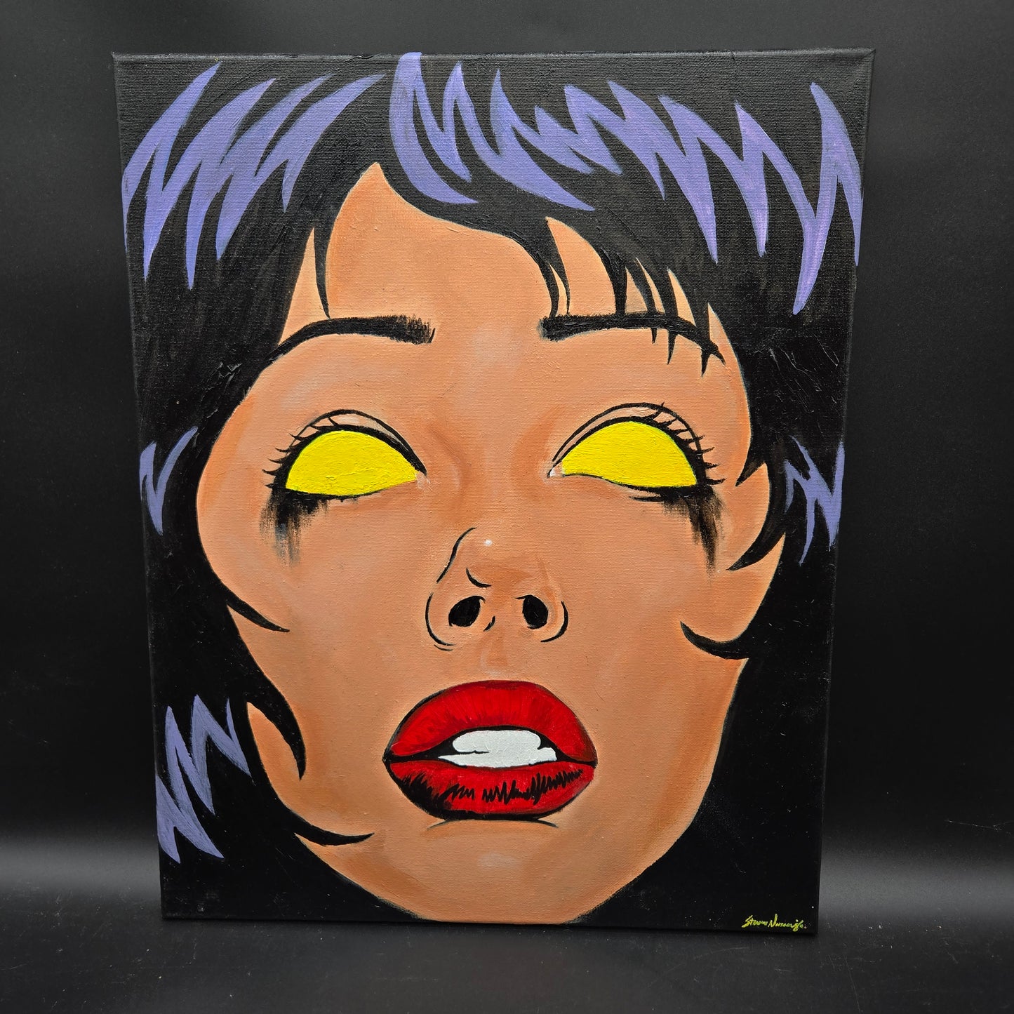 "Alter Ego" - 24x48 Acrylic On Canvas - SN004