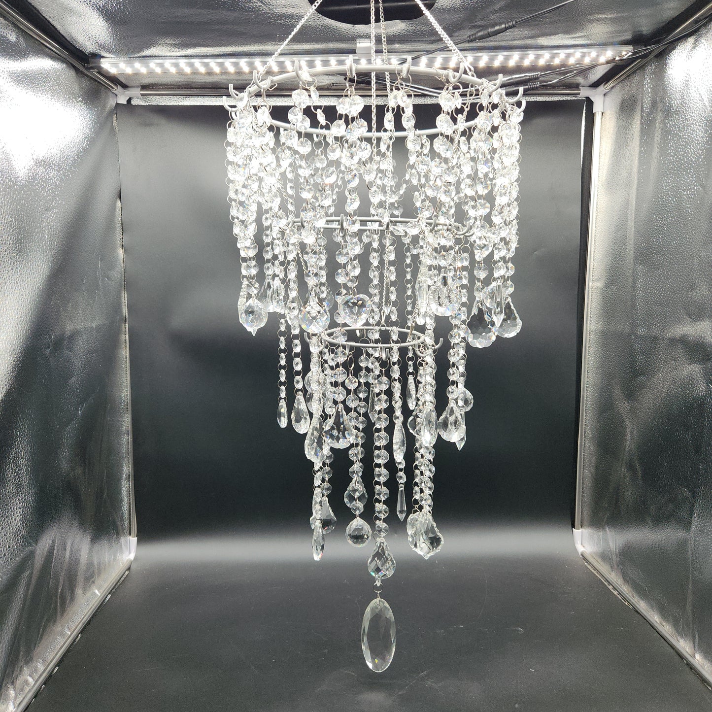 Crystal Chandelier - White