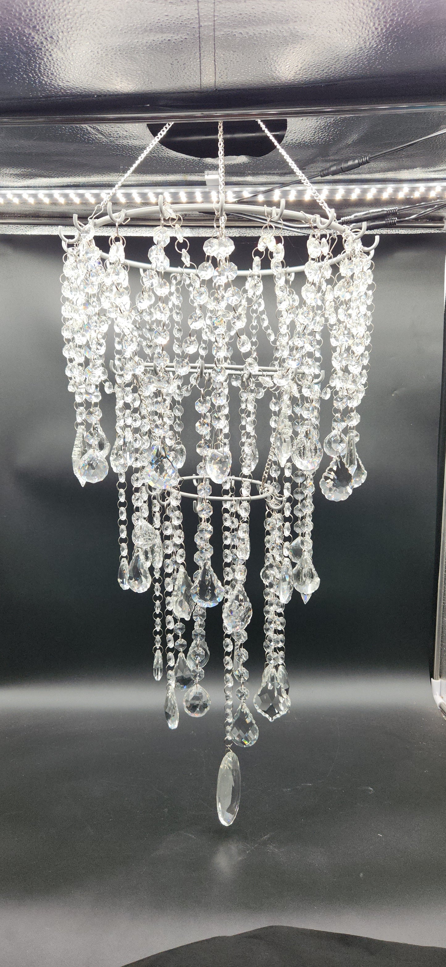 Crystal Chandelier - White