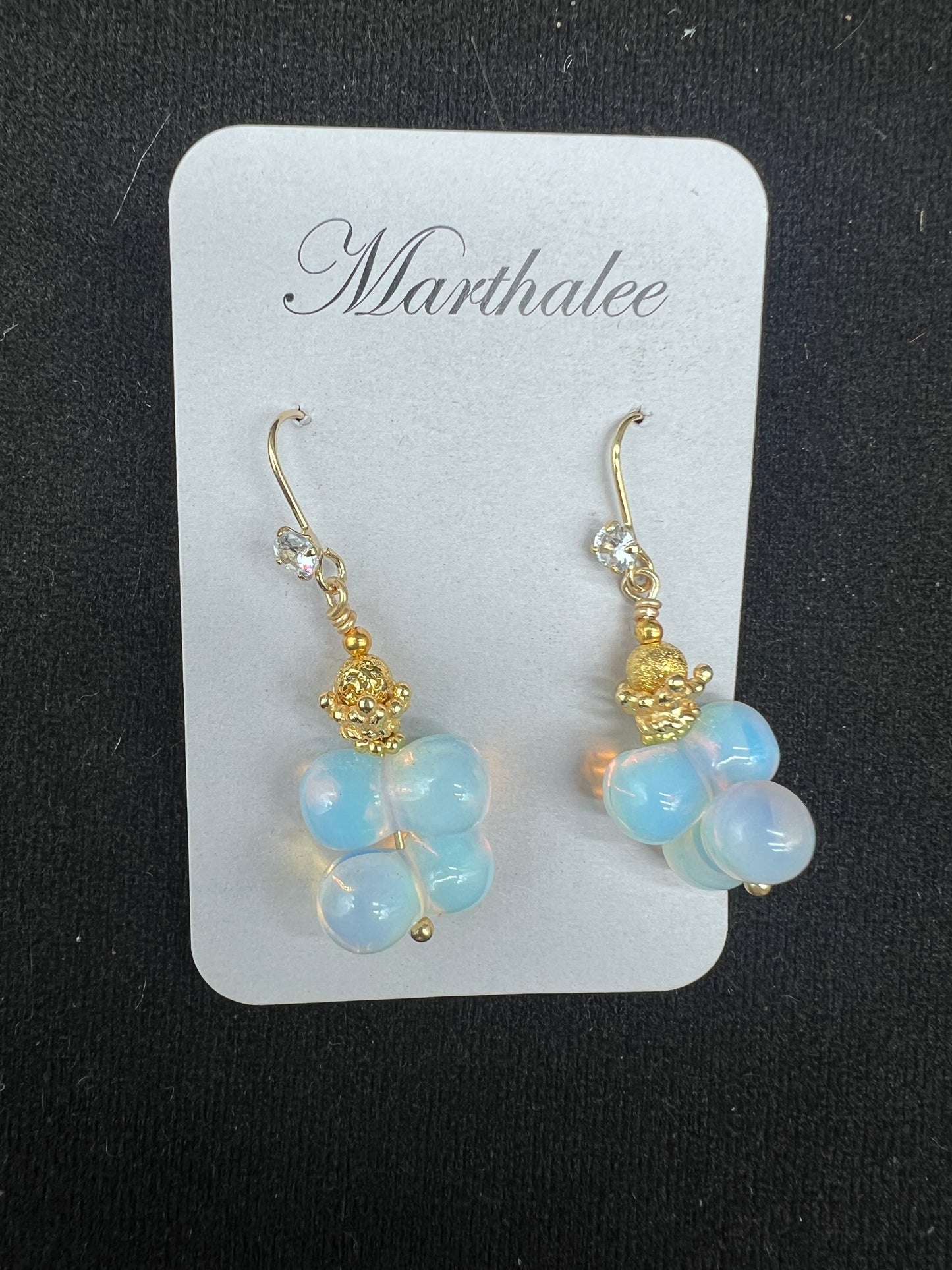 Opalite and Gold Filled Earrings (ML040)