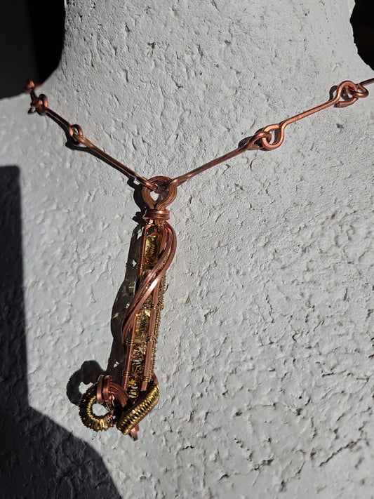 Copper & Citrine Necklace - WS010