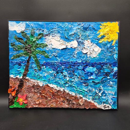 Take Me Home Discardt #3 - Beach scene 16x20 - FG003